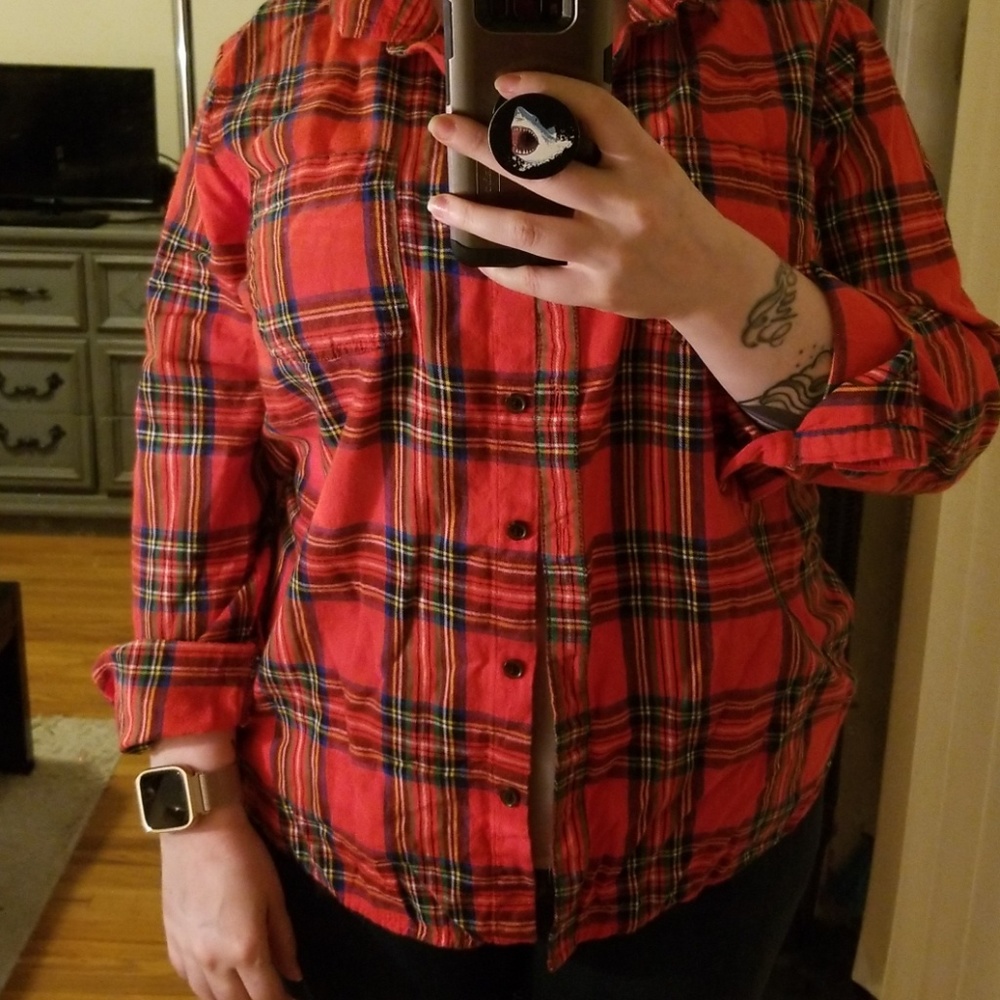 2 Old Navy Button Down Flannels